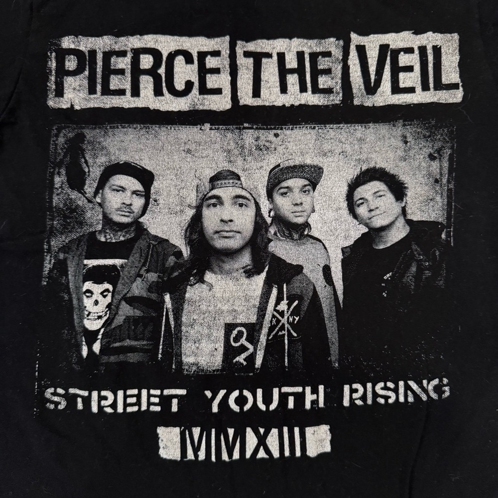 PIERCE THE VEIL Street Youth Rising Tour MMXIII 2013 Concert T-Shirt Sz Sm Band - Picture 2 of 5